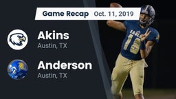 Recap: Akins  vs. Anderson  2019