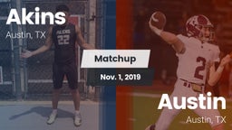 Matchup: Akins  vs. Austin  2019