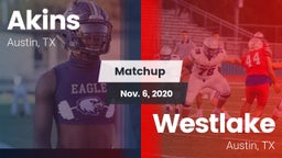 Matchup: Akins  vs. Westlake  2020