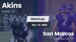 Matchup: Akins  vs. San Marcos  2020