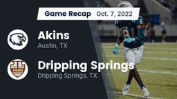 Recap: Akins  vs. Dripping Springs  2022