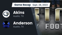 Recap: Akins  vs. Anderson  2023