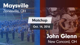 Matchup: Maysville High vs. John Glenn  2016