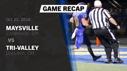 Recap: Maysville  vs. Tri-Valley  2016