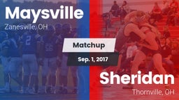 Matchup: Maysville High vs. Sheridan  2017