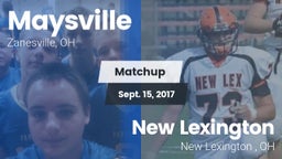 Matchup: Maysville High vs. New Lexington  2017