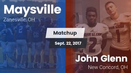 Matchup: Maysville High vs. John Glenn  2017
