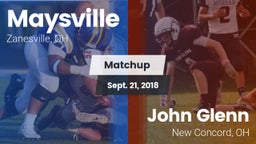 Matchup: Maysville High vs. John Glenn  2018