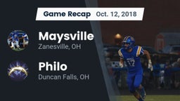 Recap: Maysville  vs. Philo  2018