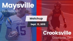 Matchup: Maysville High vs. Crooksville  2019