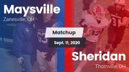 Matchup: Maysville High vs. Sheridan  2020
