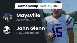 Recap: Maysville  vs. John Glenn  2020