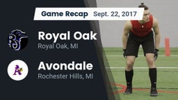 Recap: Royal Oak  vs. Avondale  2017