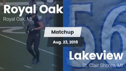 Matchup: Royal Oak High vs. Lakeview  2018