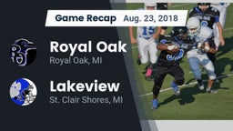 Recap: Royal Oak  vs. Lakeview  2018