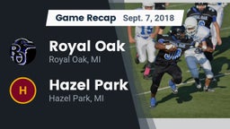 Recap: Royal Oak  vs. Hazel Park  2018
