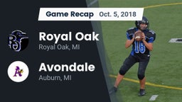 Recap: Royal Oak  vs. Avondale  2018