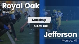 Matchup: Royal Oak High vs. Jefferson  2018