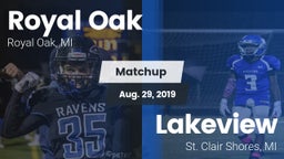 Matchup: Royal Oak High vs. Lakeview  2019