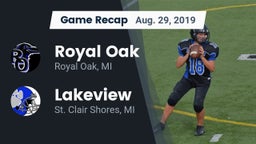 Recap: Royal Oak  vs. Lakeview  2019