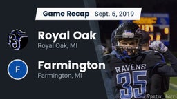 Recap: Royal Oak  vs. Farmington  2019