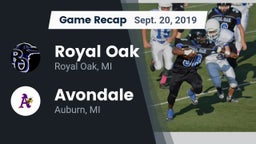 Recap: Royal Oak  vs. Avondale  2019