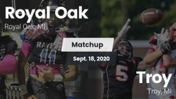Matchup: Royal Oak High vs. Troy  2020