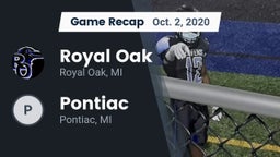 Recap: Royal Oak  vs. Pontiac  2020