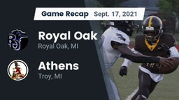 Recap: Royal Oak  vs. Athens  2021
