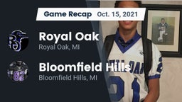 Recap: Royal Oak  vs. Bloomfield Hills  2021