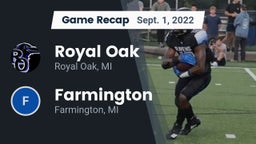 Recap: Royal Oak  vs. Farmington  2022