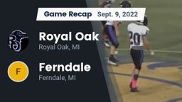 Recap: Royal Oak  vs. Ferndale  2022