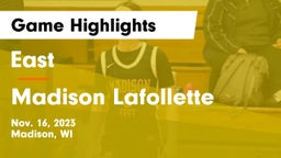 East  vs Madison Lafollette Game Highlights - Nov. 16, 2023