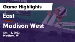 East  vs Madison West  Game Highlights - Oct. 13, 2022