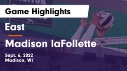 East  vs Madison laFollette Game Highlights - Sept. 6, 2022