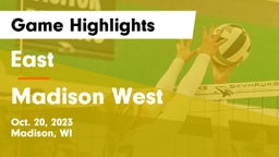 East  vs Madison West  Game Highlights - Oct. 20, 2023