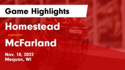 Homestead  vs McFarland  Game Highlights - Nov. 18, 2022