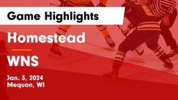 Homestead  vs WNS Game Highlights - Jan. 3, 2024