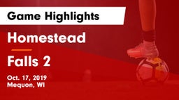 Homestead  vs Falls 2 Game Highlights - Oct. 17, 2019