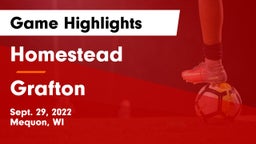 Homestead  vs Grafton  Game Highlights - Sept. 29, 2022