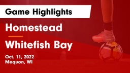 Homestead  vs Whitefish Bay  Game Highlights - Oct. 11, 2022