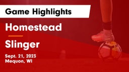 Homestead  vs Slinger  Game Highlights - Sept. 21, 2023