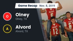 Recap: Olney  vs. Alvord  2019