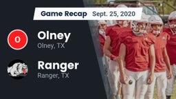 Recap: Olney  vs. Ranger  2020
