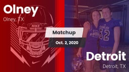 Matchup: Olney  vs. Detroit  2020