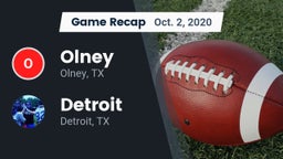 Recap: Olney  vs. Detroit  2020