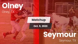 Matchup: Olney  vs. Seymour  2020