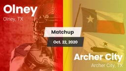 Matchup: Olney  vs. Archer City  2020
