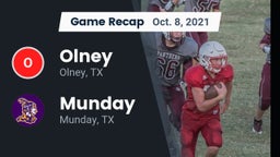 Recap: Olney  vs. Munday  2021