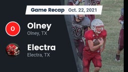 Recap: Olney  vs. Electra  2021